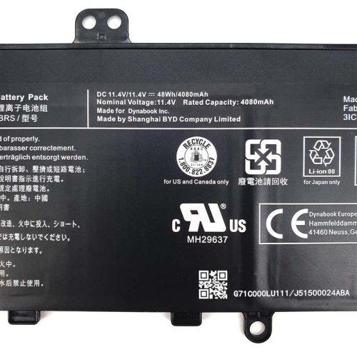 Original 4080mAh 48Wh Toshiba Dynabook Tecra X50-F-15E Akku