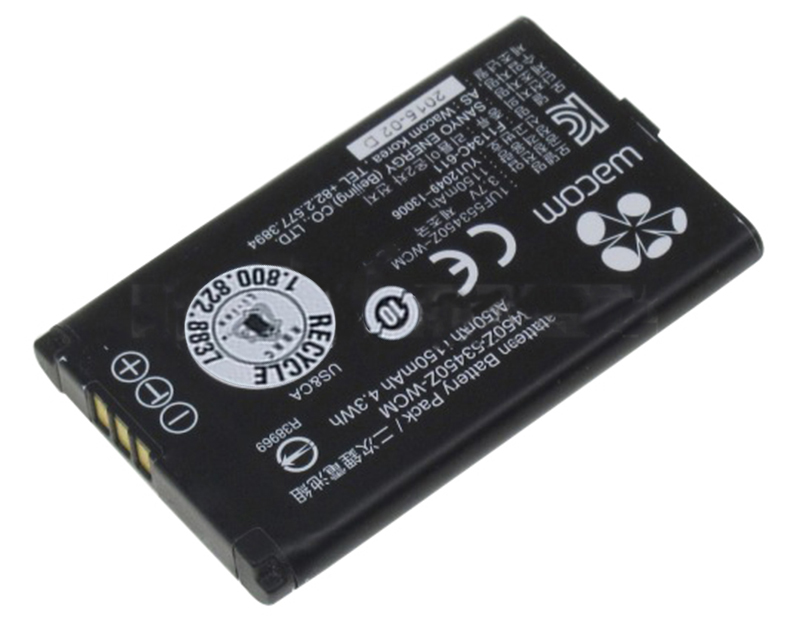 Original 1150mAh 4.3Wh 1 Zellen Wacom PTH-450-DE Akku